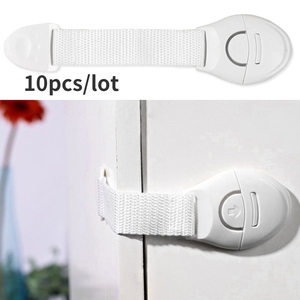 10pcs-Lot-Drawer-Door-Cabinet-Cupboard-Toilet-Safety-Locks-Baby-Kids-Safety-Care-Plastic-Locks-Straps